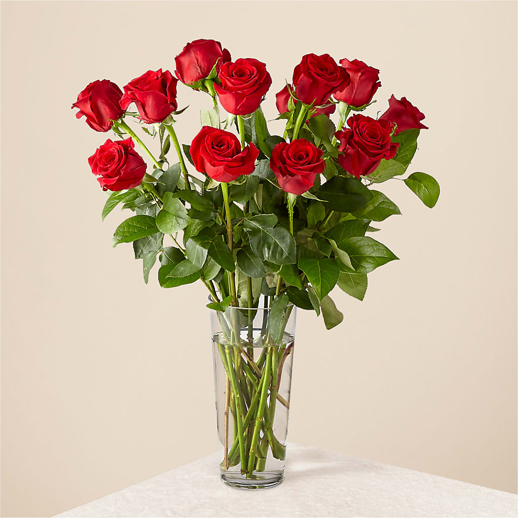 Long Stem Red Rose Bouquet – MARY'S GIFT SHOP, Watsonville CA