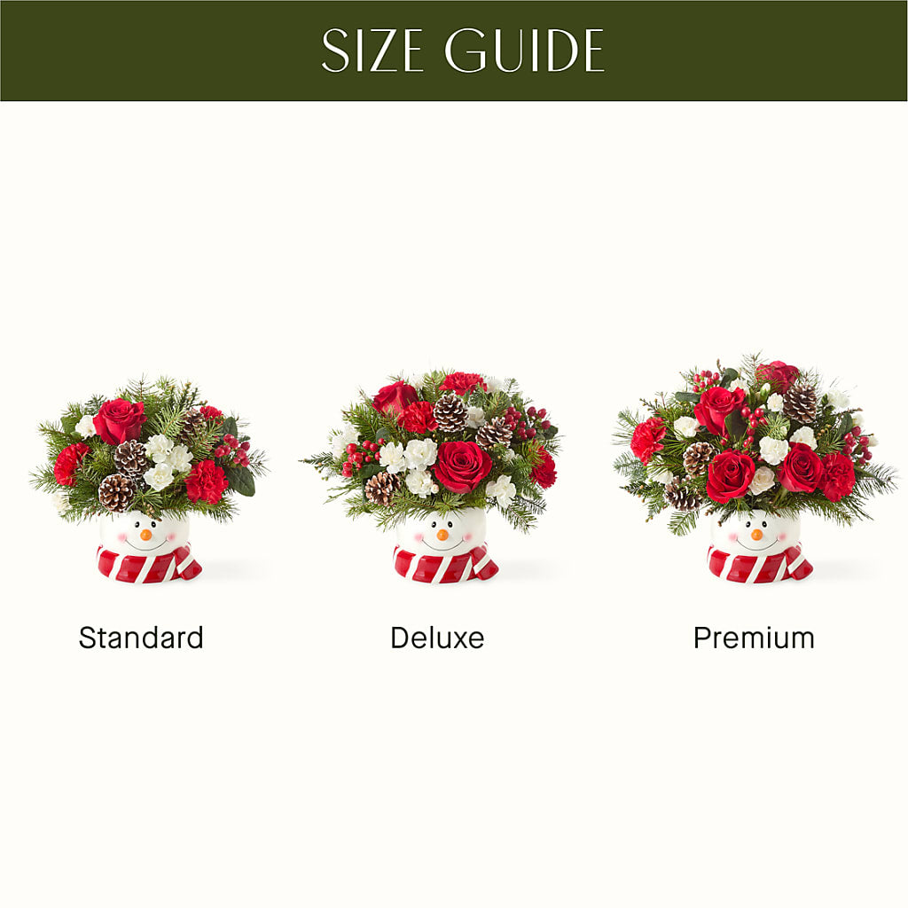 Jolly Snowman Bouquet – MARY'S GIFT SHOP, Watsonville CA