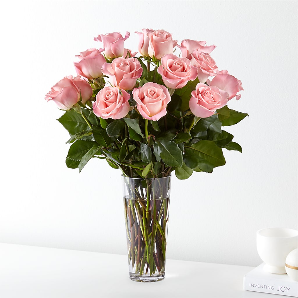 Long Stem Pink Rose Bouquet – MARY'S GIFT SHOP, Watsonville CA