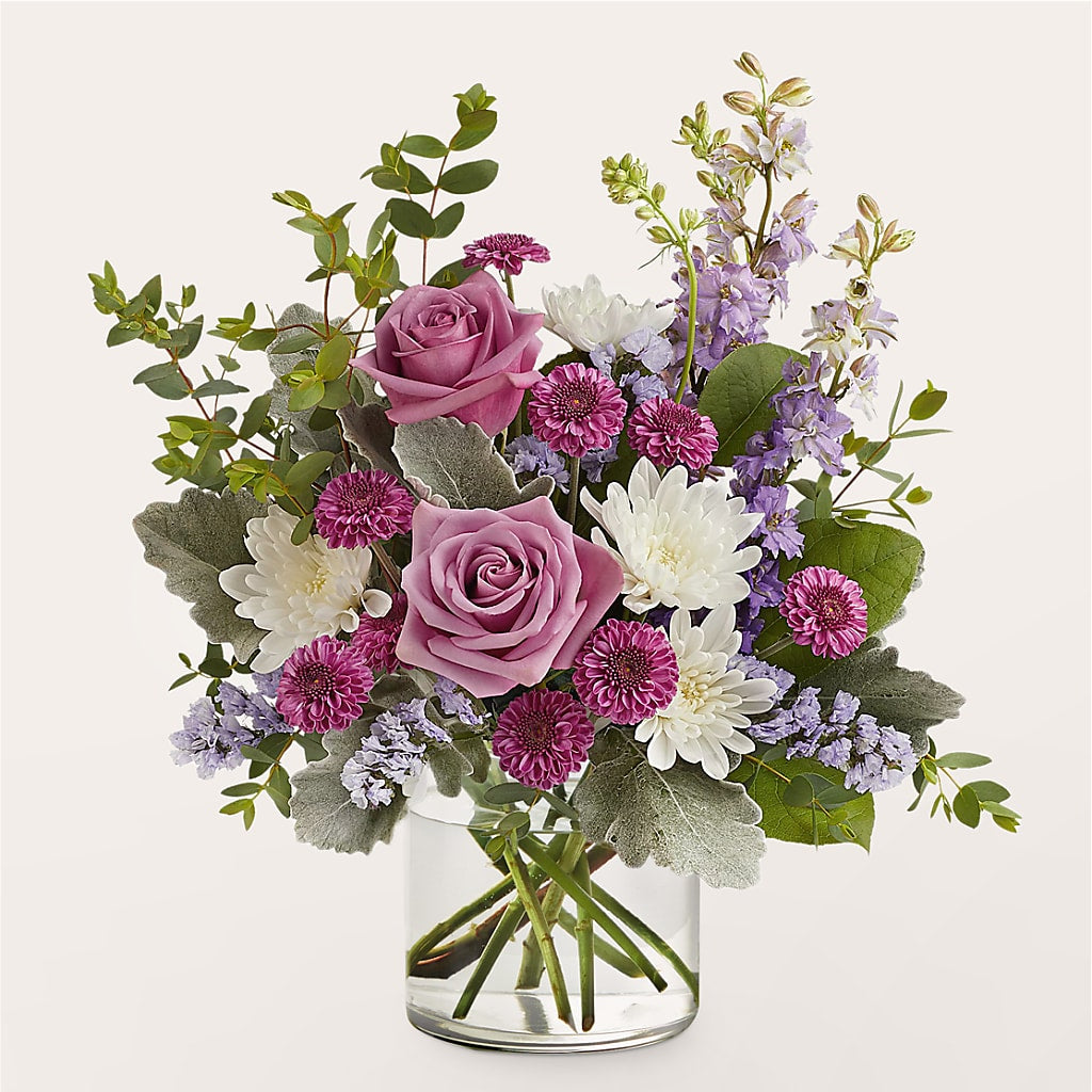 Violet Frost Bouquet – MARY'S GIFT SHOP, Watsonville CA