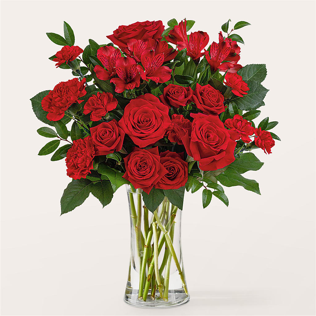 Brilliant Ruby Bouquet – MARY'S GIFT SHOP, Watsonville CA