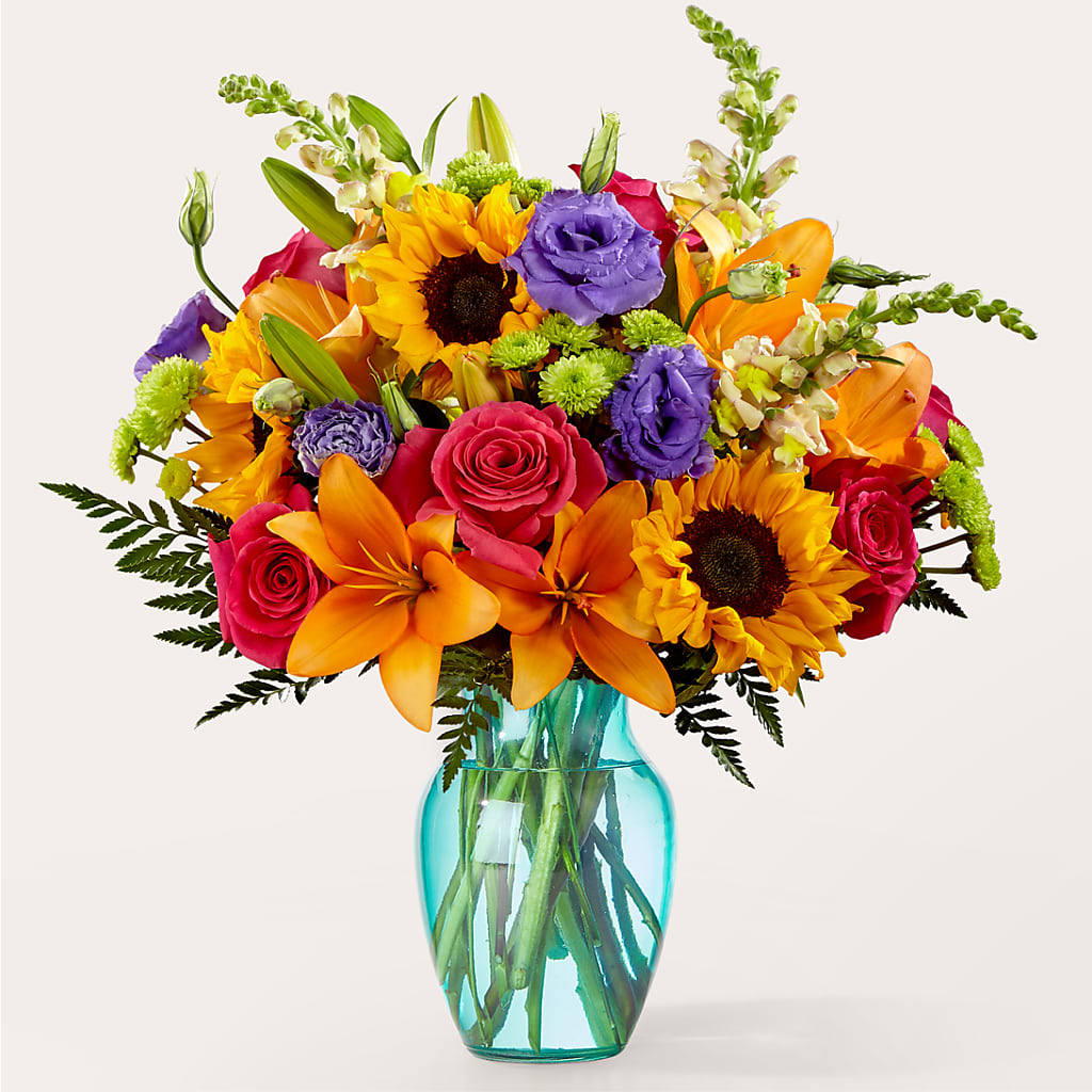 Double Rainbow Bouquet – MARY'S GIFT SHOP, Watsonville CA
