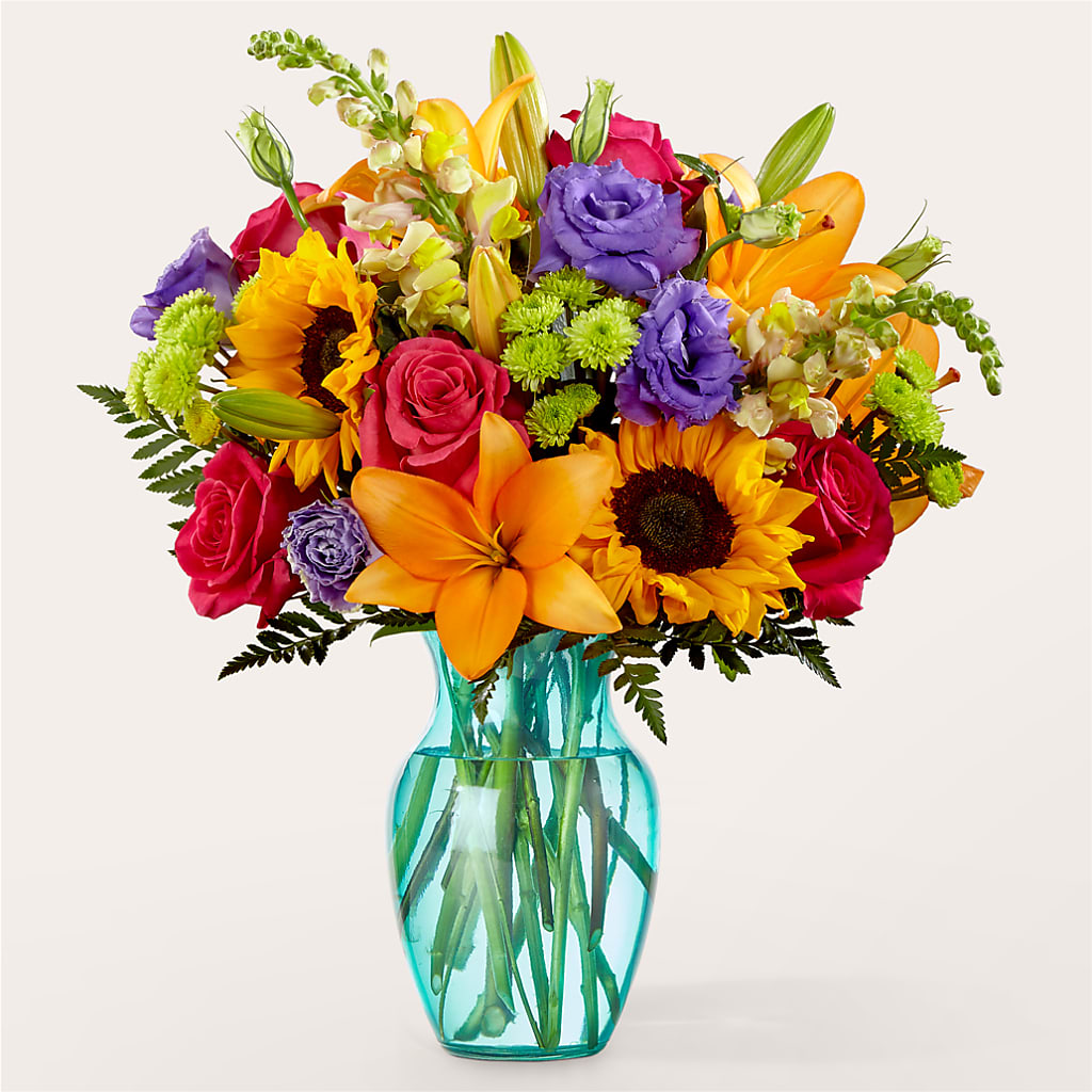 Double Rainbow Bouquet – MARY'S GIFT SHOP, Watsonville CA