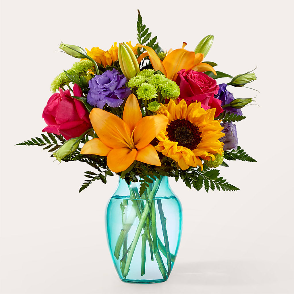 Double Rainbow Bouquet – MARY'S GIFT SHOP, Watsonville CA