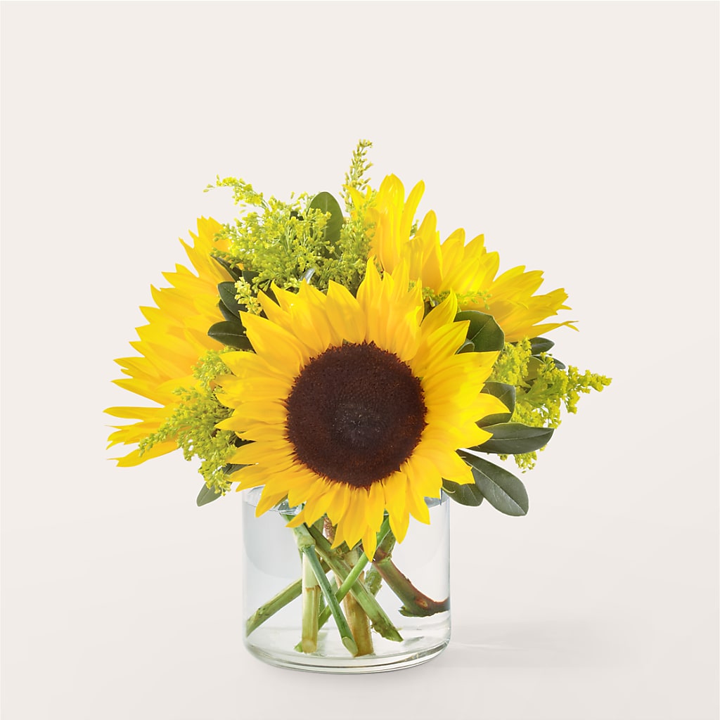 Beaming Sunflower Bouquet – MARY'S GIFT SHOP, Watsonville CA