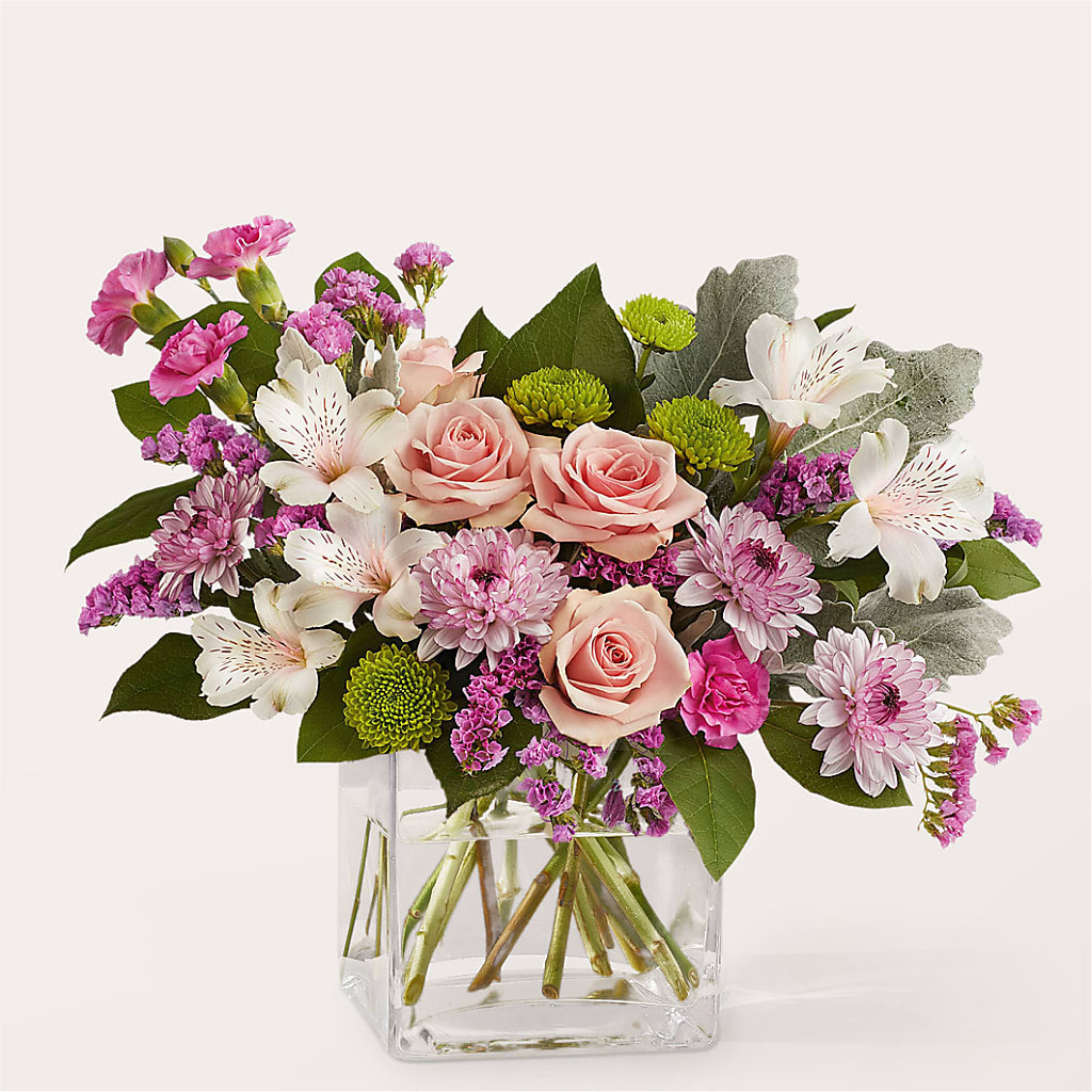 Pink Suede Bouquet – MARY'S GIFT SHOP, Watsonville CA
