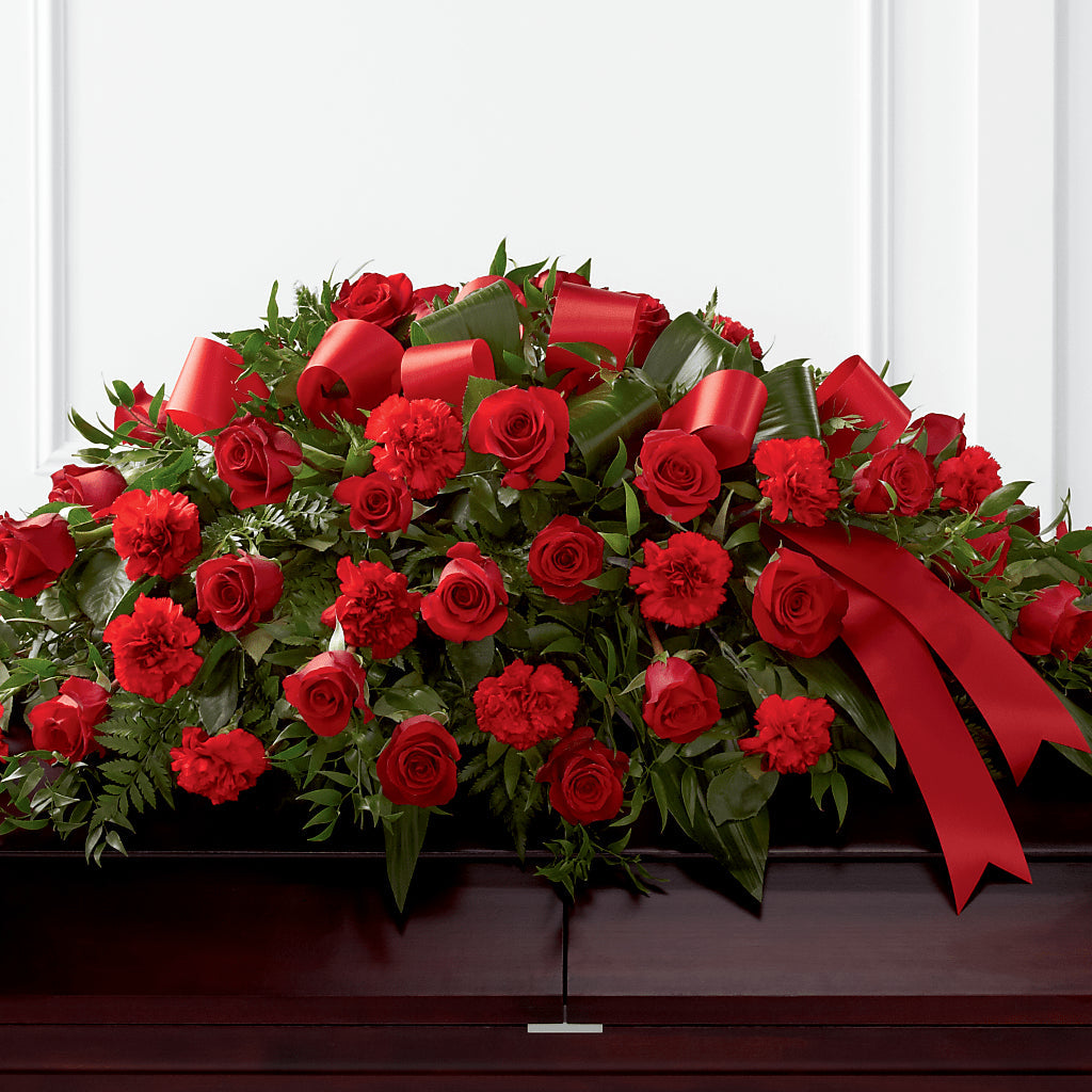 Tribute of Life Casket Spray – MARY'S GIFT SHOP, Watsonville CA