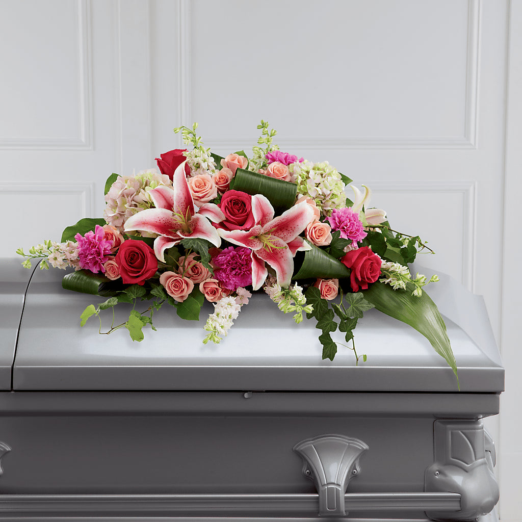 Splendid Grace Casket Spray – MARY'S GIFT SHOP, Watsonville CA