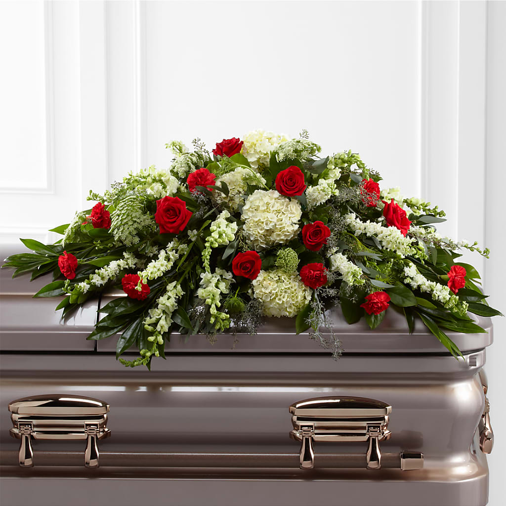 Sincerity Casket Spray – MARY'S GIFT SHOP, Watsonville CA