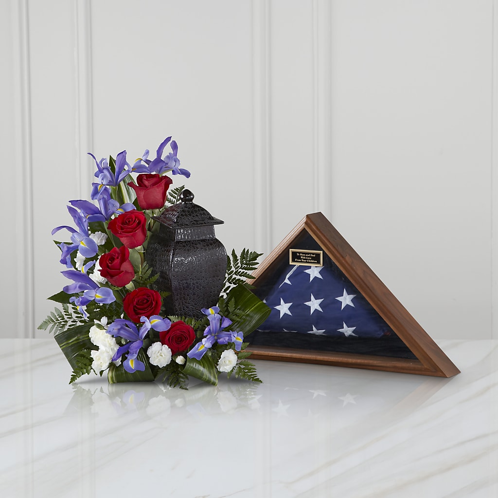 Patriotic Tribute Arrangement – MARY'S GIFT SHOP, Watsonville CA