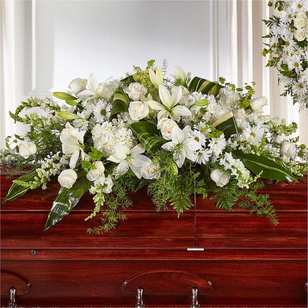 Abundance Casket Spray – MARY'S GIFT SHOP, Watsonville CA