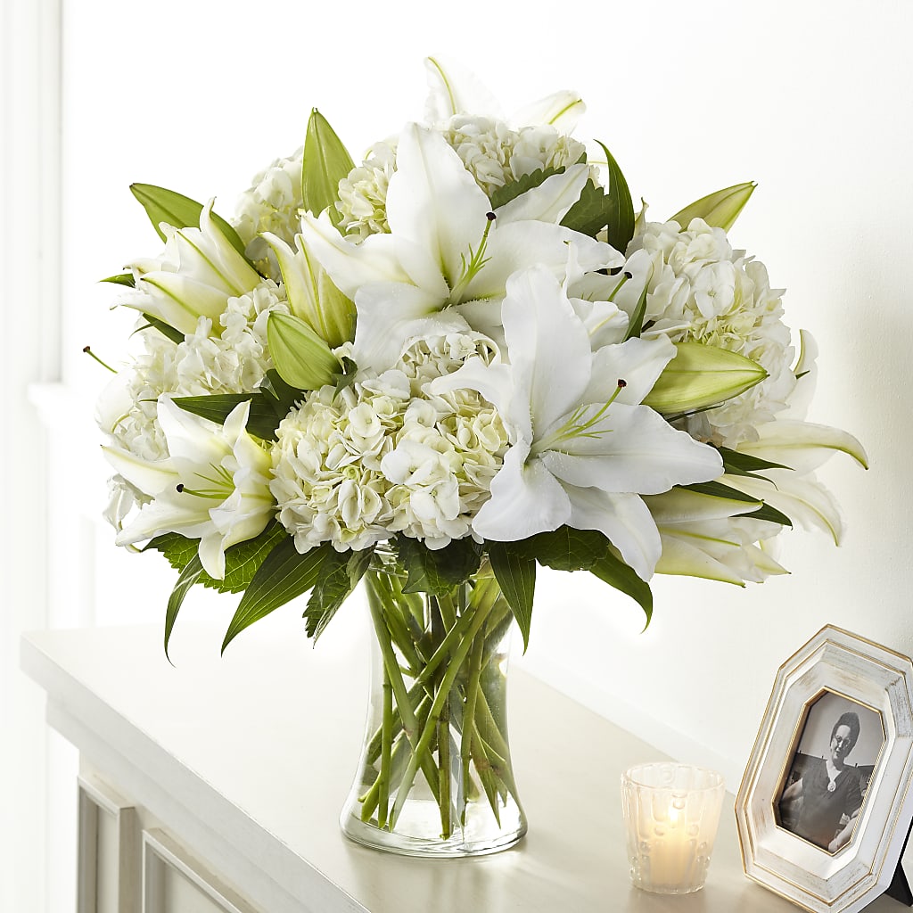 Compassionate Lily Bouquet – MARY'S GIFT SHOP, Watsonville CA