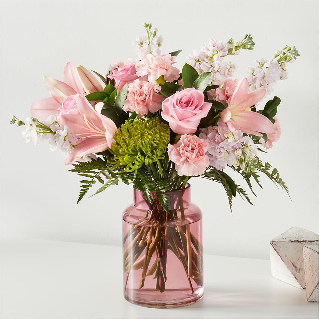 Pretty in Pink Bouquet – MARY'S GIFT SHOP, Watsonville CA