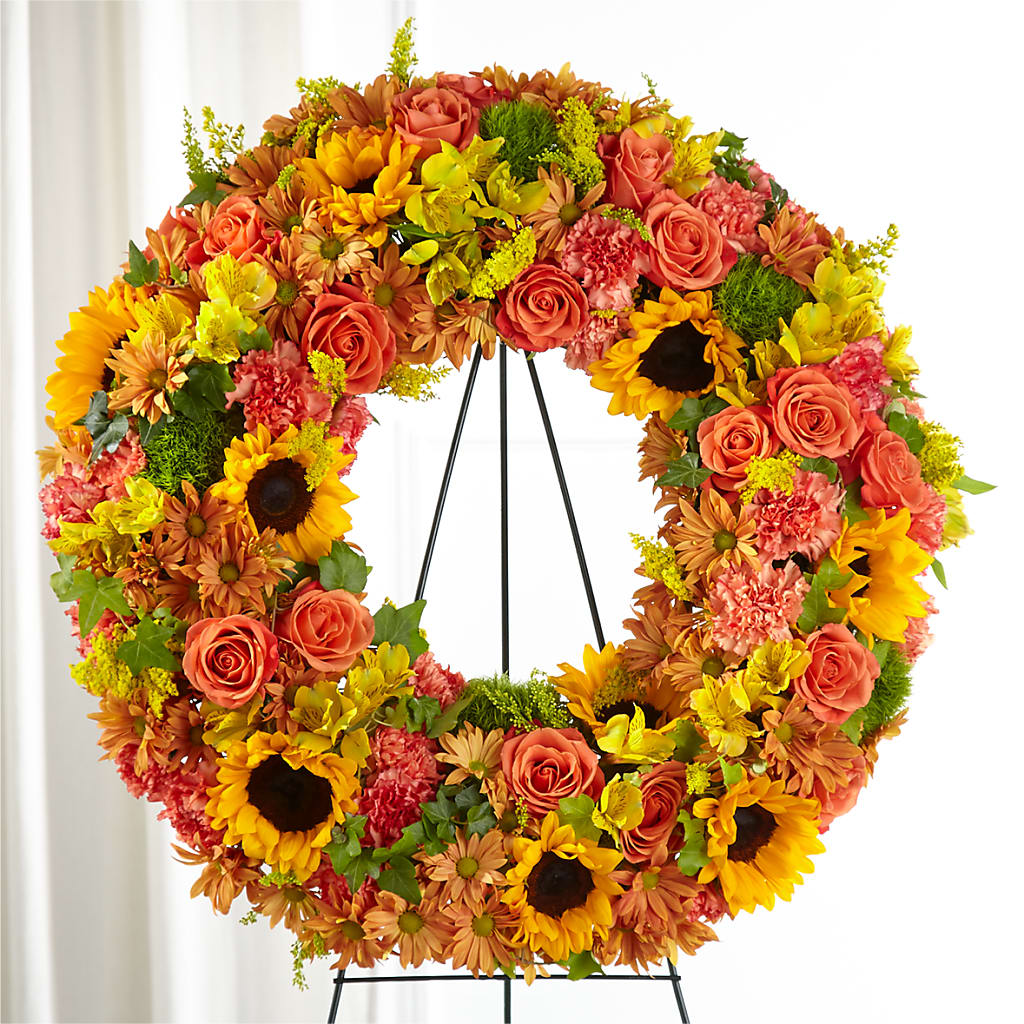 Autumnal Memories Wreath (Standard) – MARY'S GIFT SHOP, Watsonville CA