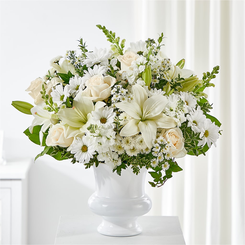 Uplifting Urn Arrangement – MARY'S GIFT SHOP, Watsonville CA