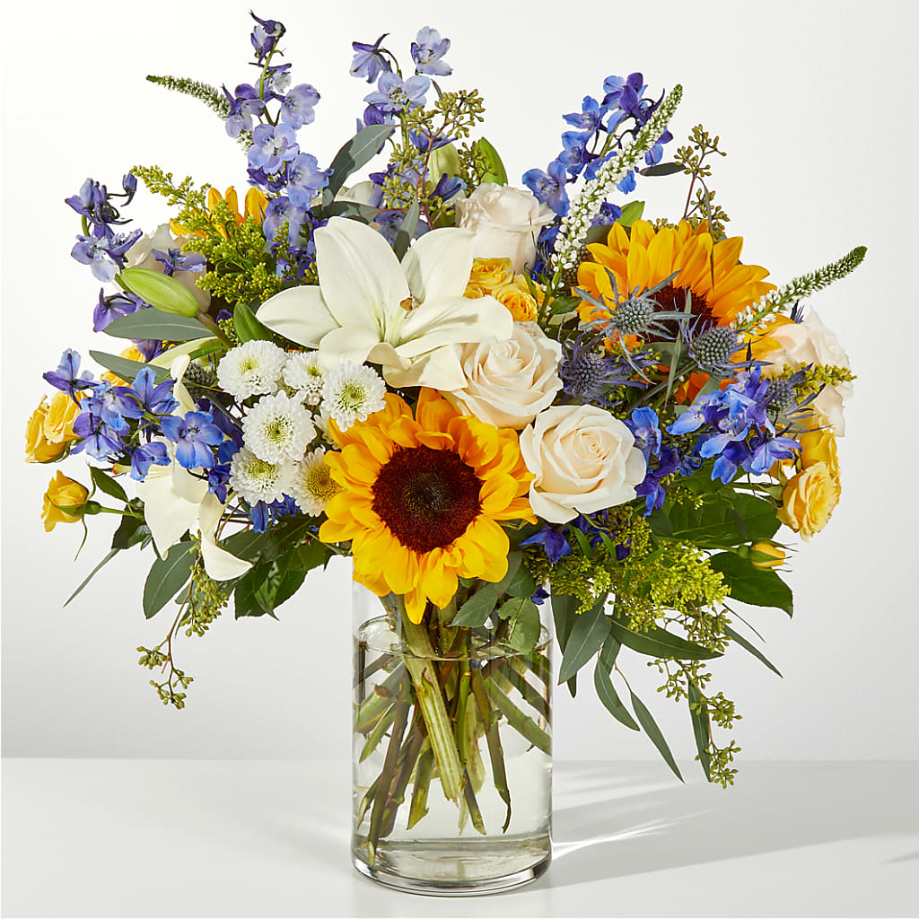 Wonderfully Sunny Bouquet – MARY'S GIFT SHOP, Watsonville CA