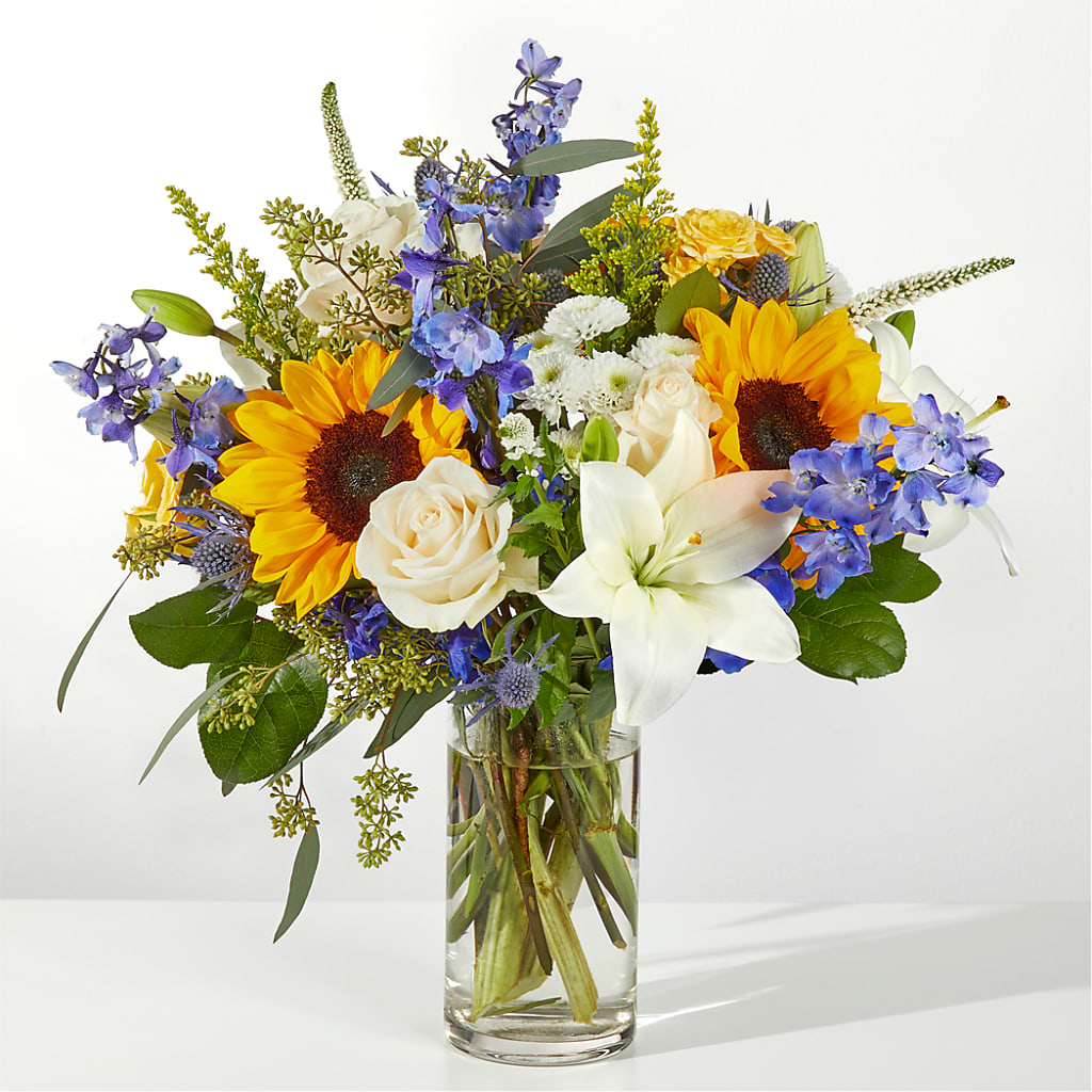 Wonderfully Sunny Bouquet – MARY'S GIFT SHOP, Watsonville CA