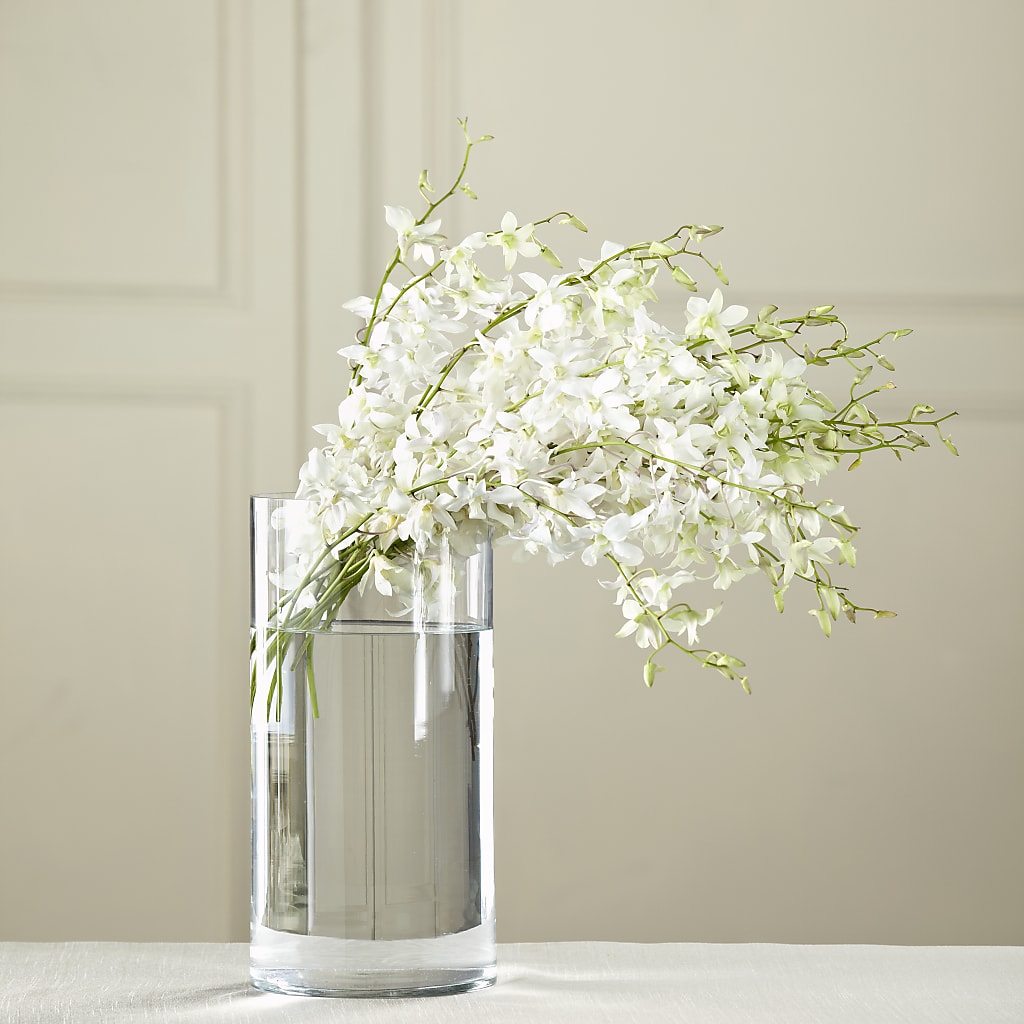 White Dendrobium Bouquet – MARY'S GIFT SHOP, Watsonville CA
