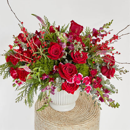 Big Red Bow Bouquet – MARY'S GIFT SHOP, Watsonville CA