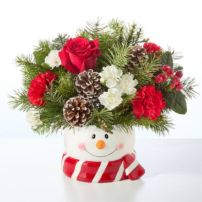 Jolly Snowman Bouquet – MARY'S GIFT SHOP, Watsonville CA