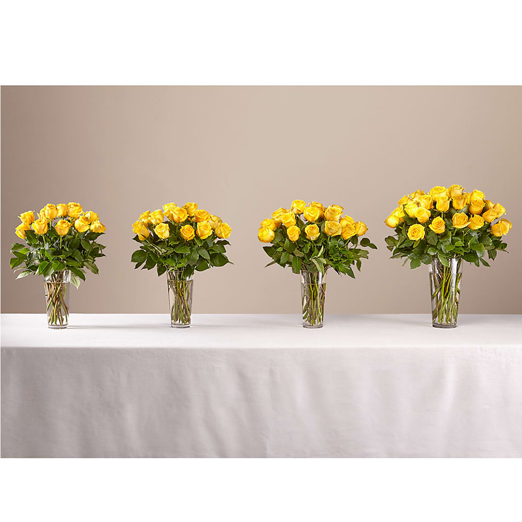 Long Stem Yellow Rose Bouquet – MARY'S GIFT SHOP, Watsonville CA
