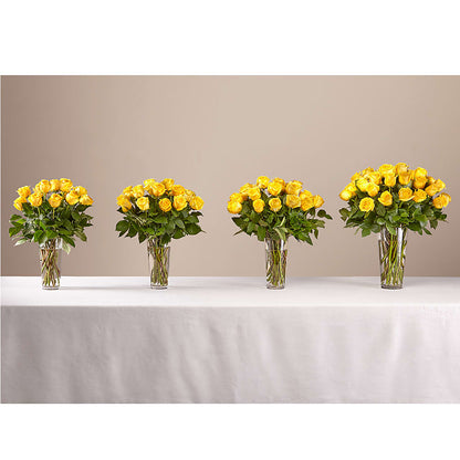 Long Stem Yellow Rose Bouquet – MARY'S GIFT SHOP, Watsonville CA