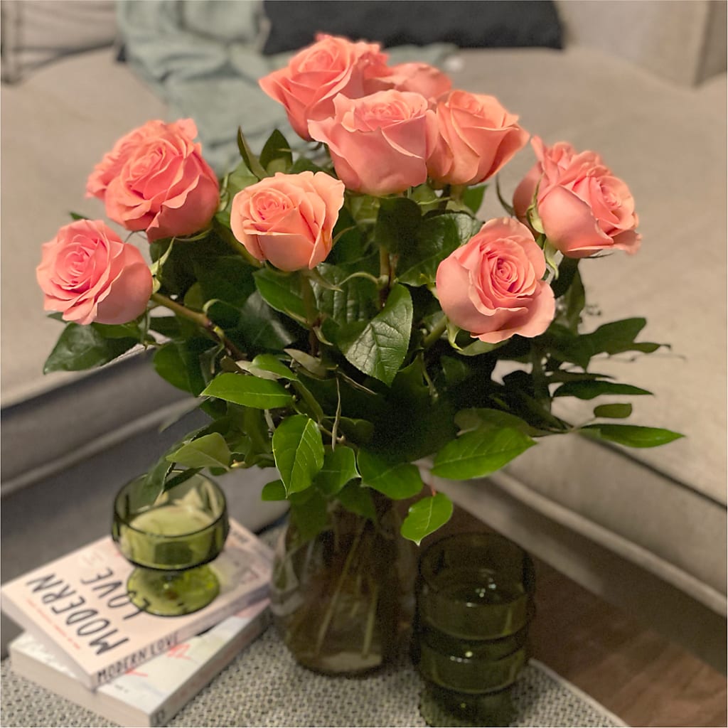 Long Stem Pink Rose Bouquet – MARY'S GIFT SHOP, Watsonville CA