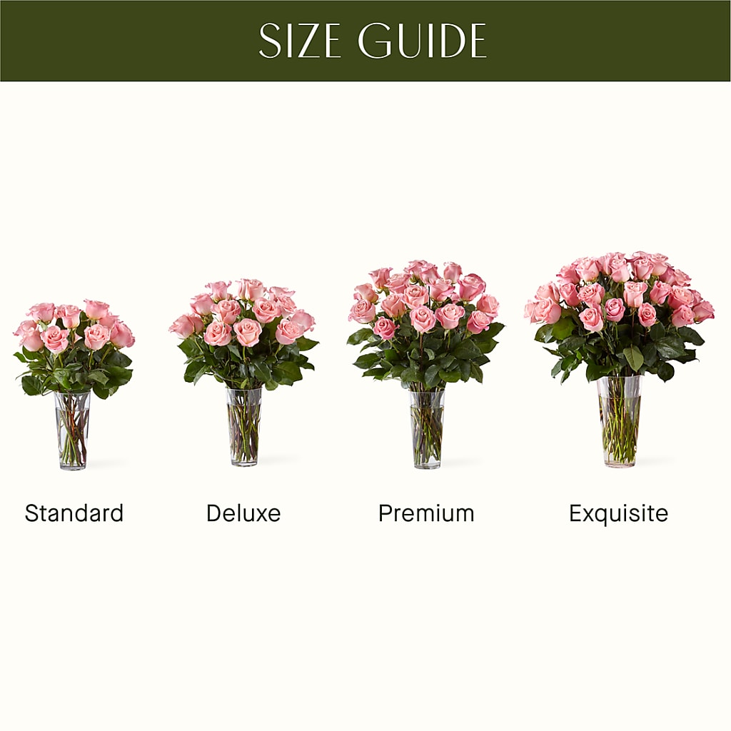 Long Stem Pink Rose Bouquet – MARY'S GIFT SHOP, Watsonville CA