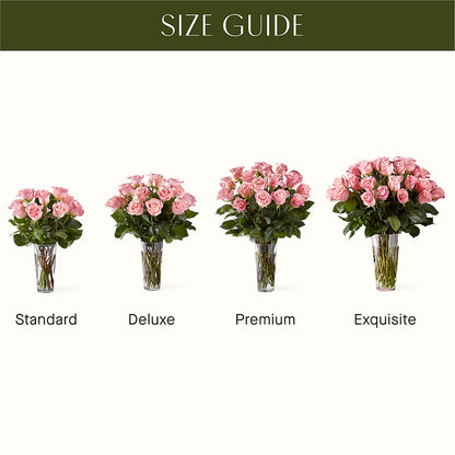 Long Stem Pink Rose Bouquet – MARY'S GIFT SHOP, Watsonville CA