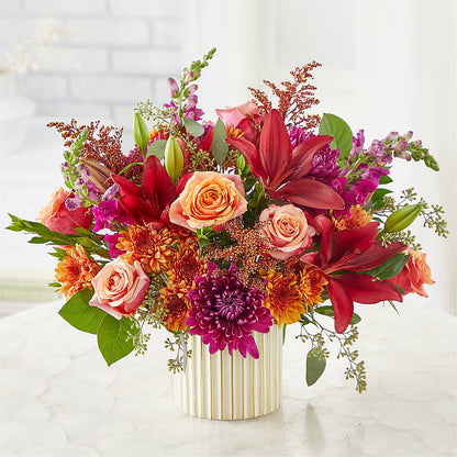 Burgundy Landscape Bouquet – MARY'S GIFT SHOP, Watsonville CA