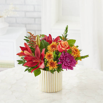 Burgundy Landscape Bouquet – MARY'S GIFT SHOP, Watsonville CA