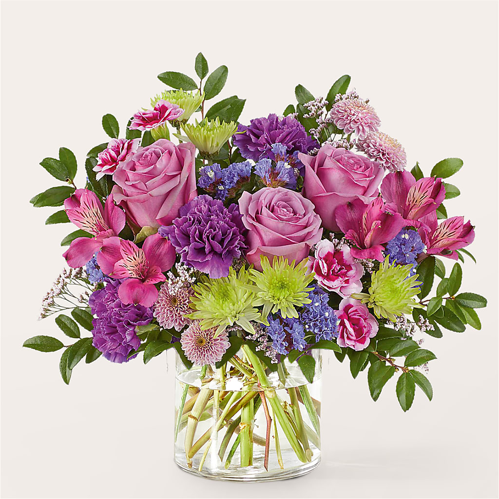 Glass Half Full Bouquet – MARY'S GIFT SHOP, Watsonville CA