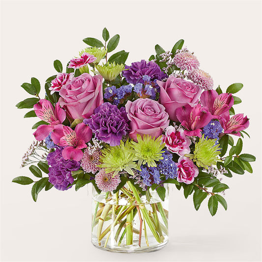 Glass Half Full Bouquet – MARY'S GIFT SHOP, Watsonville CA