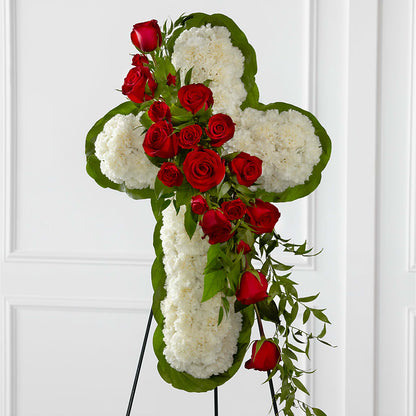 Floral Cross Easel – MARY'S GIFT SHOP, Watsonville CA