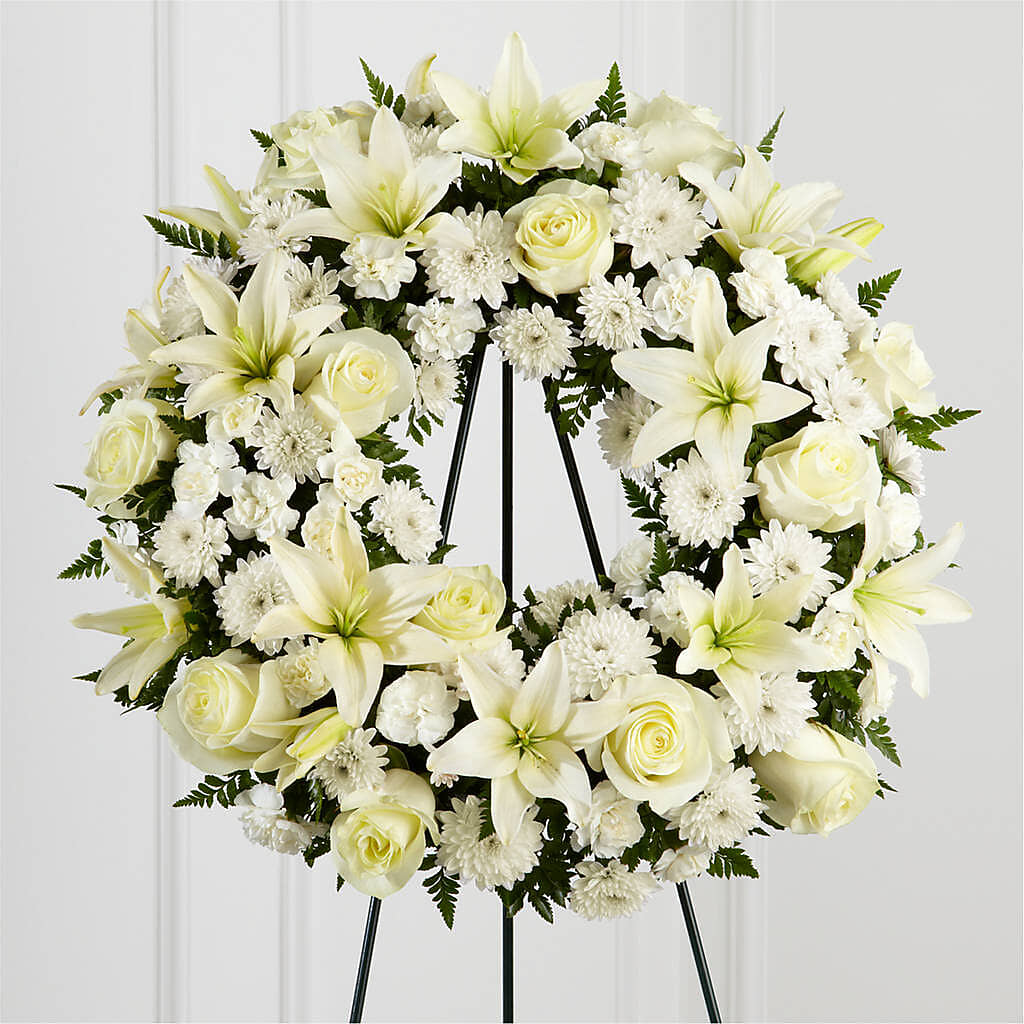Treasured Tribute Wreath – MARY'S GIFT SHOP, Watsonville CA