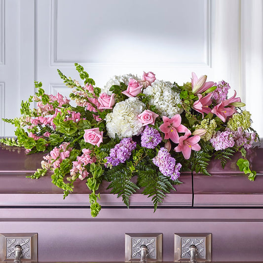 Life's Gratitude Casket Spray – MARY'S GIFT SHOP, Watsonville CA