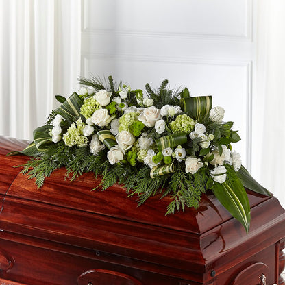 Hopeful Gesture Casket Spray – MARY'S GIFT SHOP, Watsonville CA