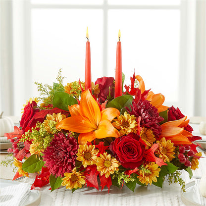 Autumn's Embrace Centerpiece – MARY'S GIFT SHOP, Watsonville CA