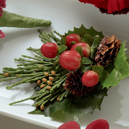 Red Berry Boutonniere – MARY'S GIFT SHOP, Watsonville CA